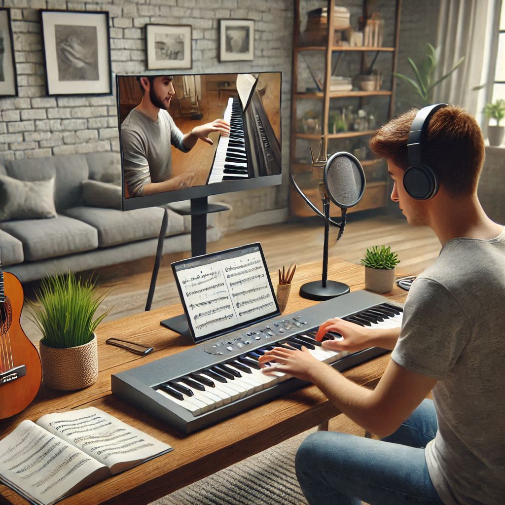 Clase de piano online en vivo